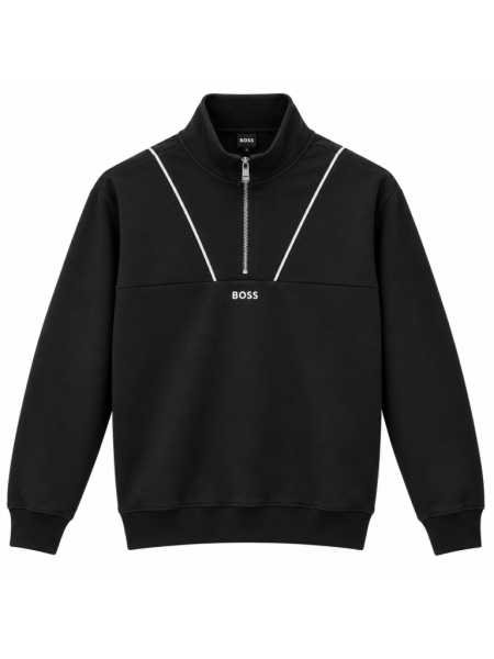 BOSS FERMUAR DETAYLI DIK YAKA SWEATSHIRT