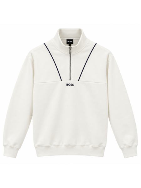 BOSS FERMUAR DETAYLI DIK YAKA SWEATSHIRT