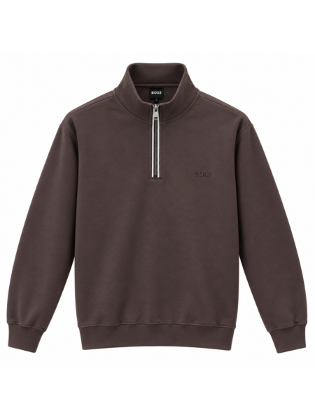 BOSS FERMUAR DETAYLI DIK YAKA SWEATSHIRT 2