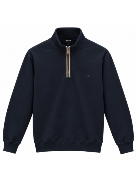 BOSS FERMUAR DETAYLI DIK YAKA SWEATSHIRT 2