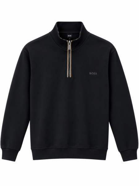 BURBERRY EKOSE FERMUAR DETAYLI DIK YAKA SWEATSHIRT