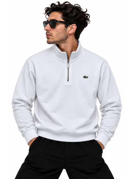 LACOSTE FERMUAR DETAYLI DIK YAKA SWEATSHIRT