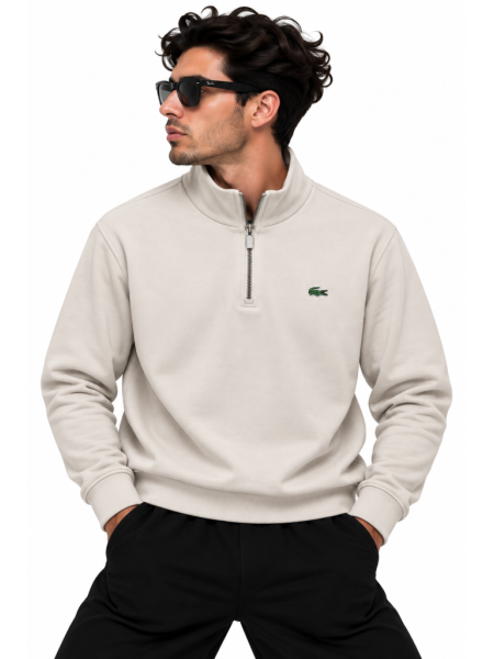 LACOSTE FERMUAR DETAYLI DIK YAKA SWEATSHIRT