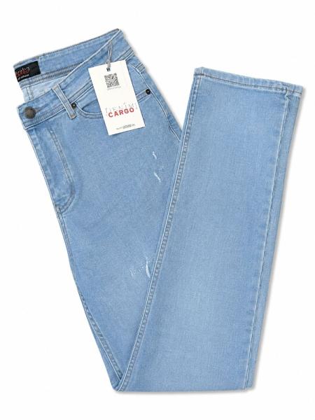 DENIM CARGO AÇIK MAVI STRAIGHT FIT JEAN PANTOLON