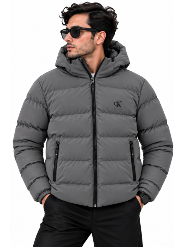 CALVIN KLEIN KAPÜŞONLU ŞIŞME MONT