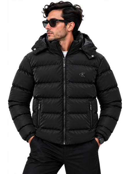 CALVIN KLEIN KAPÜŞONLU ŞIŞME MONT