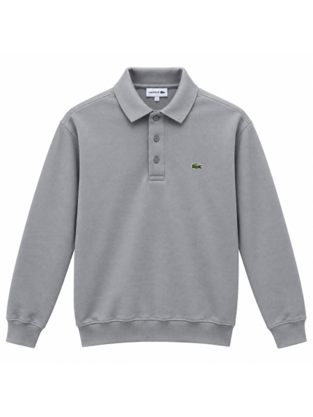 LACOSTE LOGO DETAYLI POLO YAKA SWEATSHIRT