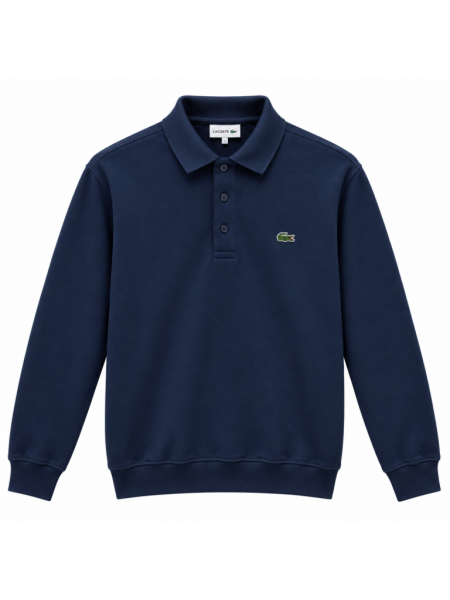 LACOSTE LOGO DETAYLI POLO YAKA SWEATSHIRT
