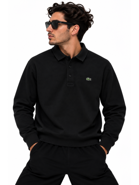 LACOSTE LOGO DETAYLI POLO YAKA SWEATSHIRT