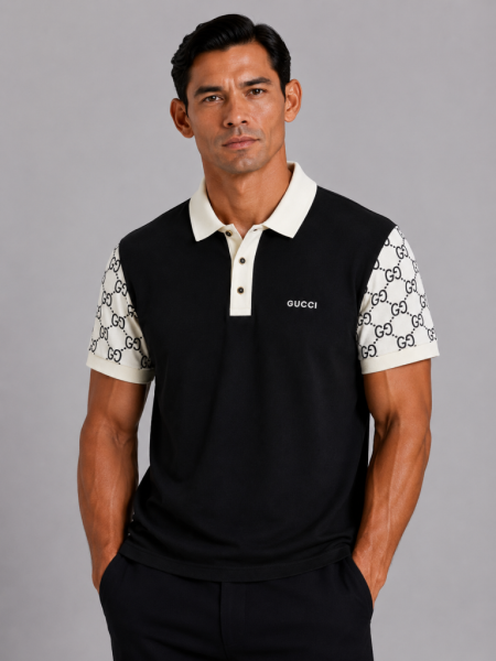VİP PREMİUM GUCCİ POLO YAKA T-SHİRT 2
