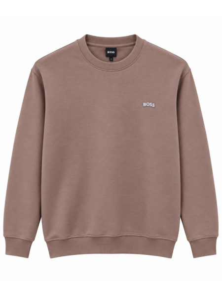 BOSS LOGO DETAYLI SIFIR YAKA SWEATSHIRT