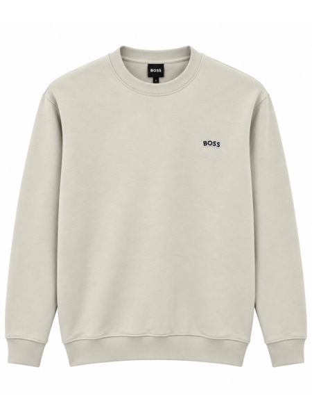 BOSS LOGO DETAYLI SIFIR YAKA SWEATSHIRT