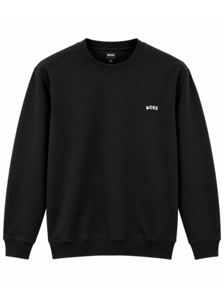 BOSS LOGO DETAYLI SIFIR YAKA SWEATSHIRT