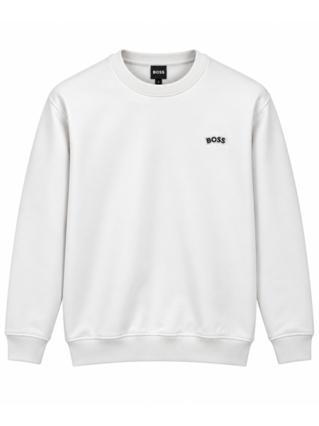 BOSS LOGO DETAYLI SIFIR YAKA SWEATSHIRT
