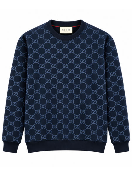 GUCCI GG DESENLI SIFIR YAKA SWEATSHIRT