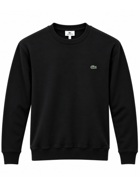 LACOSTE LOGO DETAYLI SIFIR YAKA SWEATSHIRT