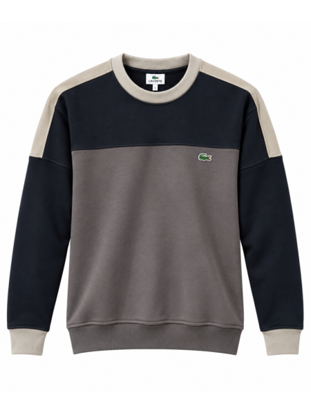 LACOSTE RENK BLOKLU SIFIR YAKA SWEATSHIRT 2