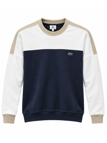 LACOSTE RENK BLOKLU SIFIR YAKA SWEATSHIRT 2
