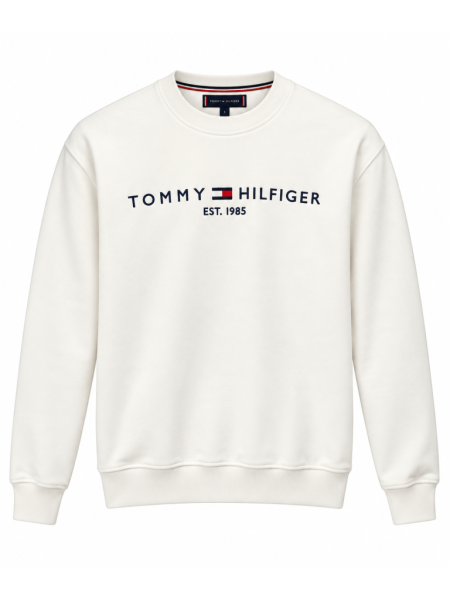 TOMMY HILFIGER LOGO DETAYLI SIFIR YAKA SWEATSHIRT
