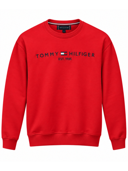TOMMY HILFIGER LOGO DETAYLI SIFIR YAKA SWEATSHIRT