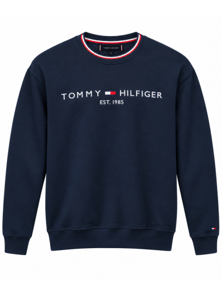 TOMMY HILFIGER LOGO DETAYLI SIFIR YAKA SWEATSHIRT