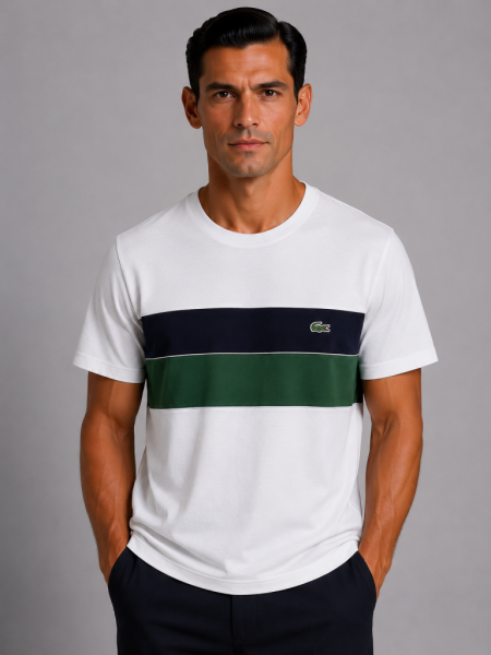 VİP PREMİUM  LACOSTE SIFIR YAKA T-SHİRT 5