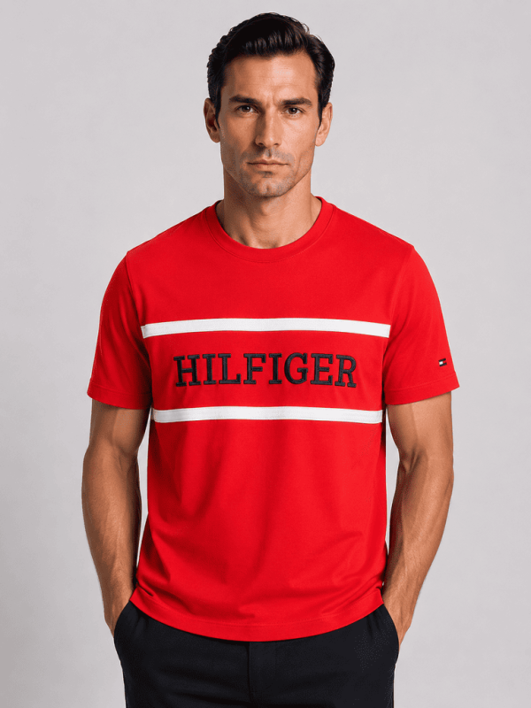 VİP PREMİUM TOMMY HILFIGER SIFIR YAKA T-SHİRT