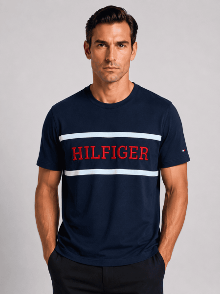 VİP PREMİUM TOMMY HILFIGER SIFIR YAKA T-SHİRT