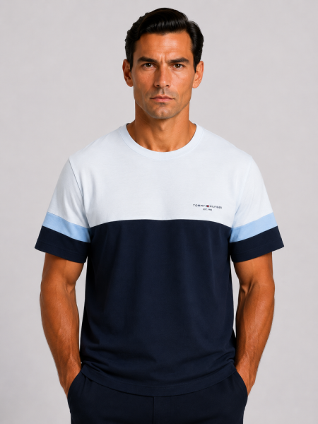 VİP PREMİUM TOMMY HILFIGER SIFIR YAKA T-SHİRT 3