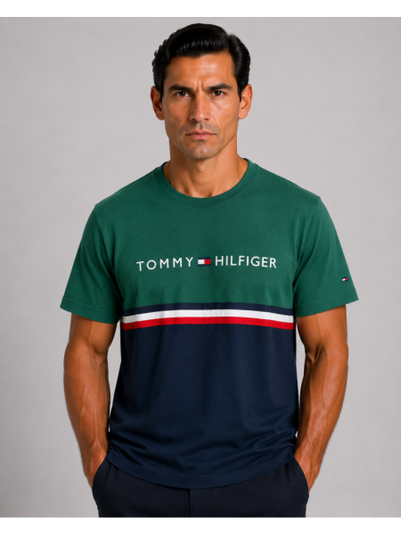 VİP PREMİUM TOMMY HILFIGER SIFIR YAKA T-SHİRT 4