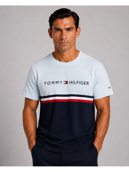 VİP PREMİUM TOMMY HILFIGER SIFIR YAKA T-SHİRT 4