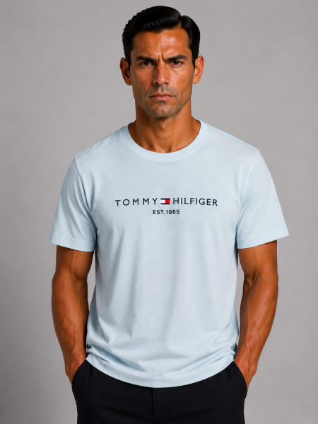 VİP PREMİUM TOMMY HILFIGER SIFIR YAKA T-SHİRT 5