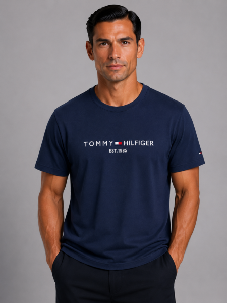 VİP PREMİUM TOMMY HILFIGER SIFIR YAKA T-SHİRT 5