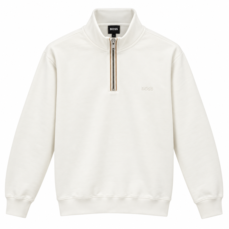 BOSS FERMUAR DETAYLI DIK YAKA SWEATSHIRT 2