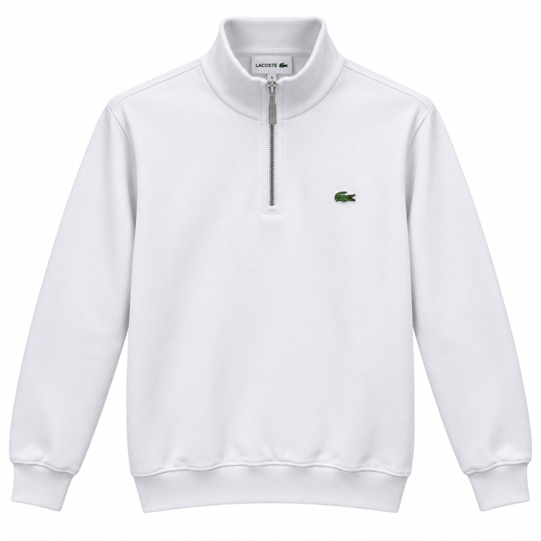 LACOSTE FERMUAR DETAYLI DIK YAKA SWEATSHIRT