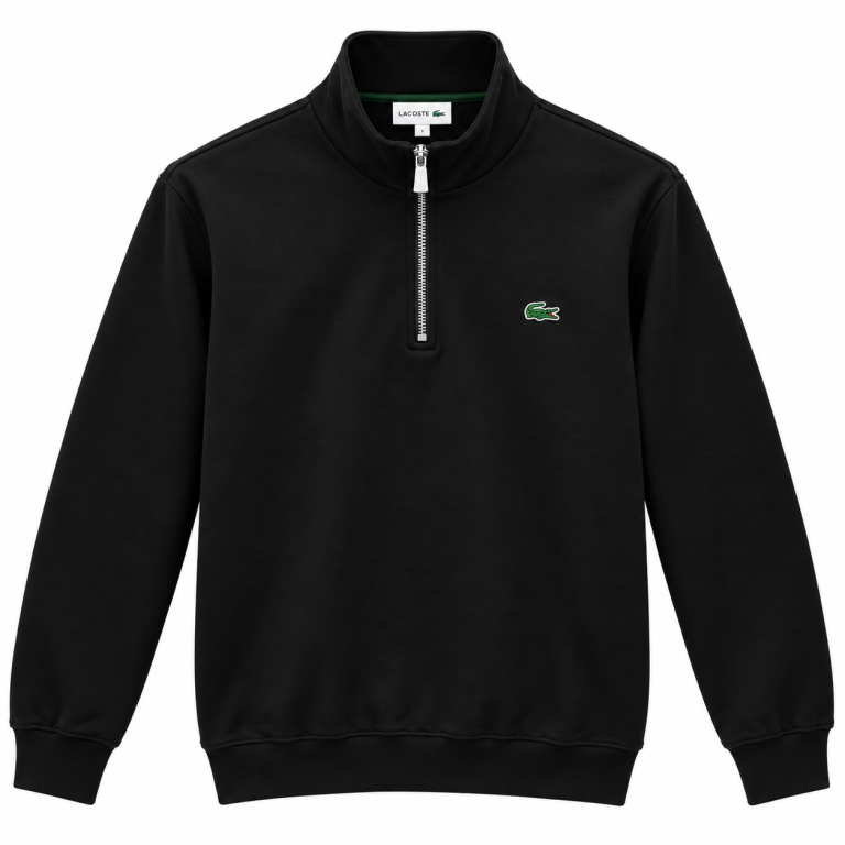 LACOSTE FERMUAR DETAYLI DIK YAKA SWEATSHIRT