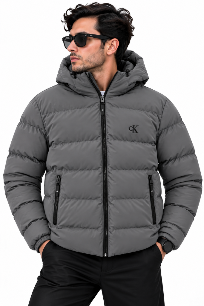 CALVIN KLEIN KAPÜŞONLU ŞIŞME MONT