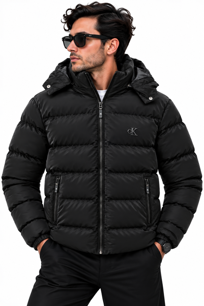 CALVIN KLEIN KAPÜŞONLU ŞIŞME MONT