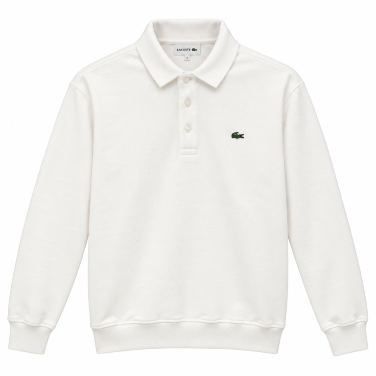 LACOSTE LOGO DETAYLI POLO YAKA SWEATSHIRT