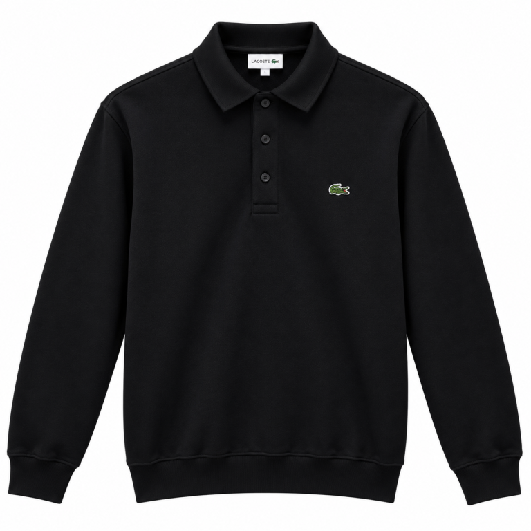 LACOSTE LOGO DETAYLI POLO YAKA SWEATSHIRT