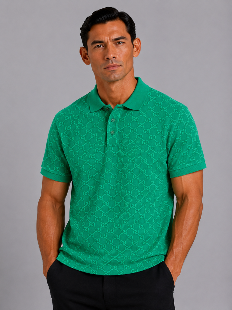 VİP PREMİUM GUCCİ POLO YAKA T-SHİRT 3