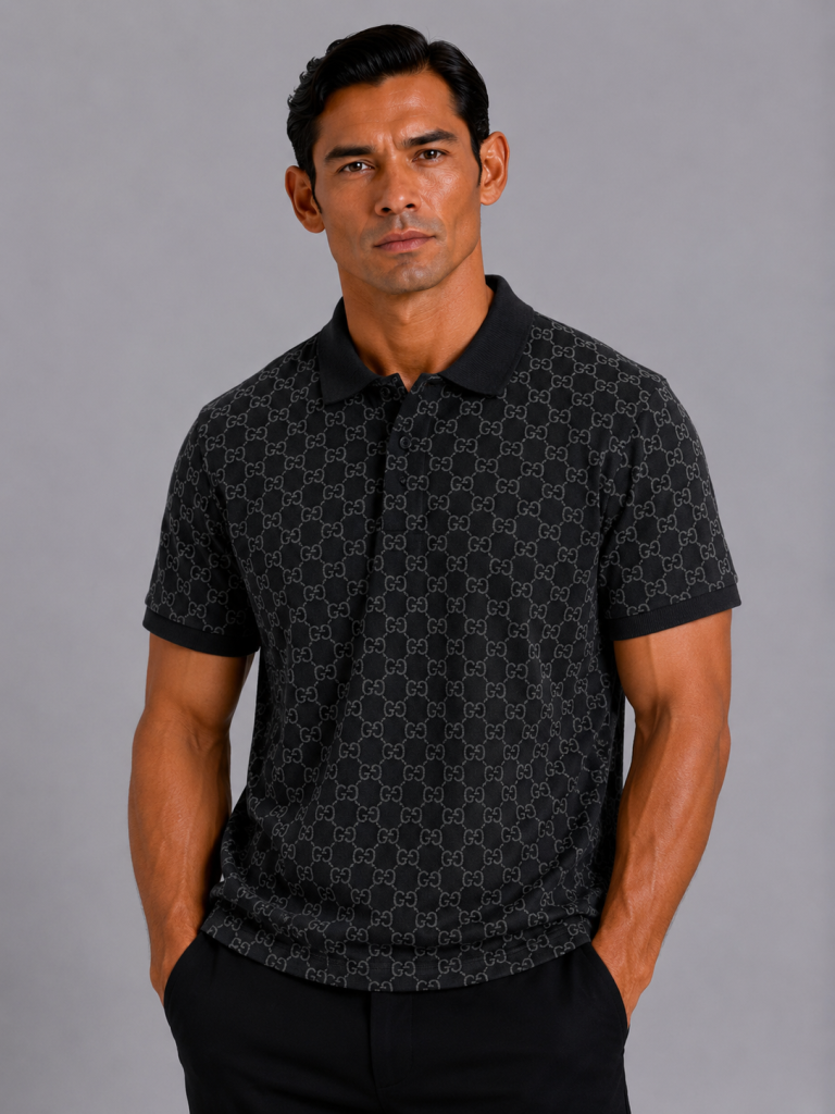 VİP PREMİUM GUCCİ POLO YAKA T-SHİRT 3