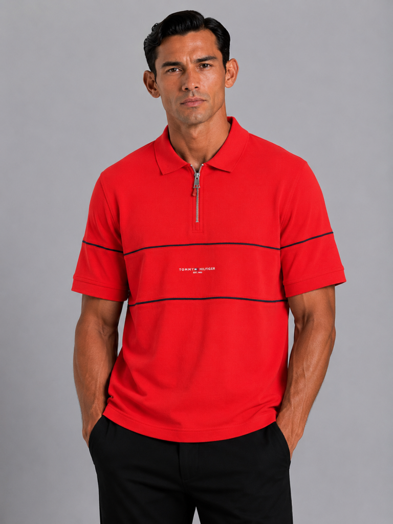 VİP PREMİUM TOMMY HILFIGER  POLO YAKA T-SHİRT 4