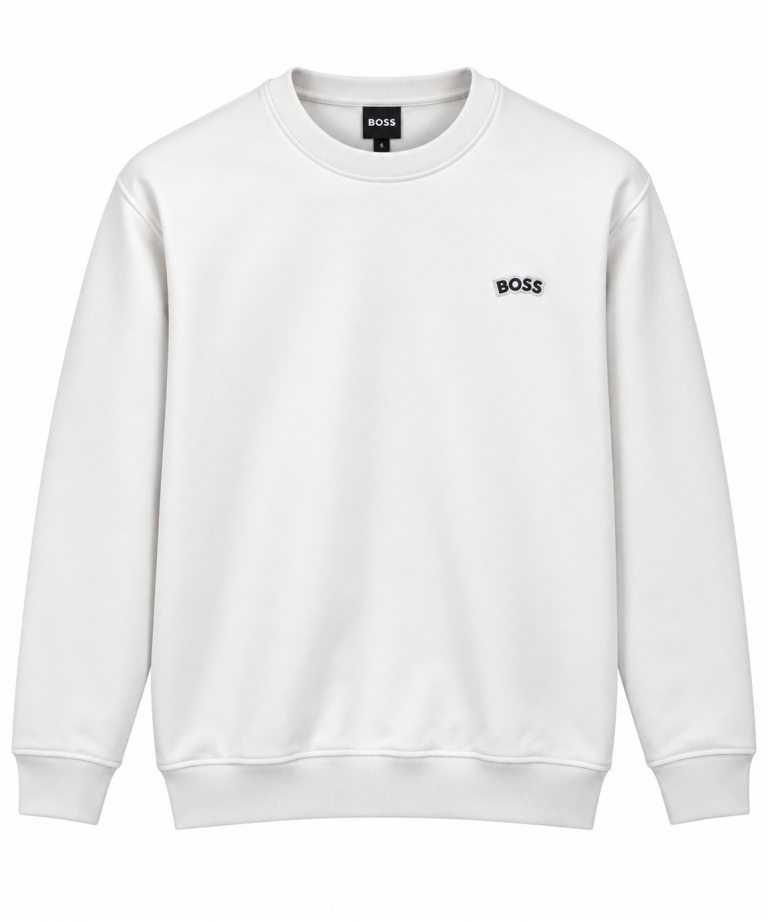 BOSS LOGO DETAYLI SIFIR YAKA SWEATSHIRT