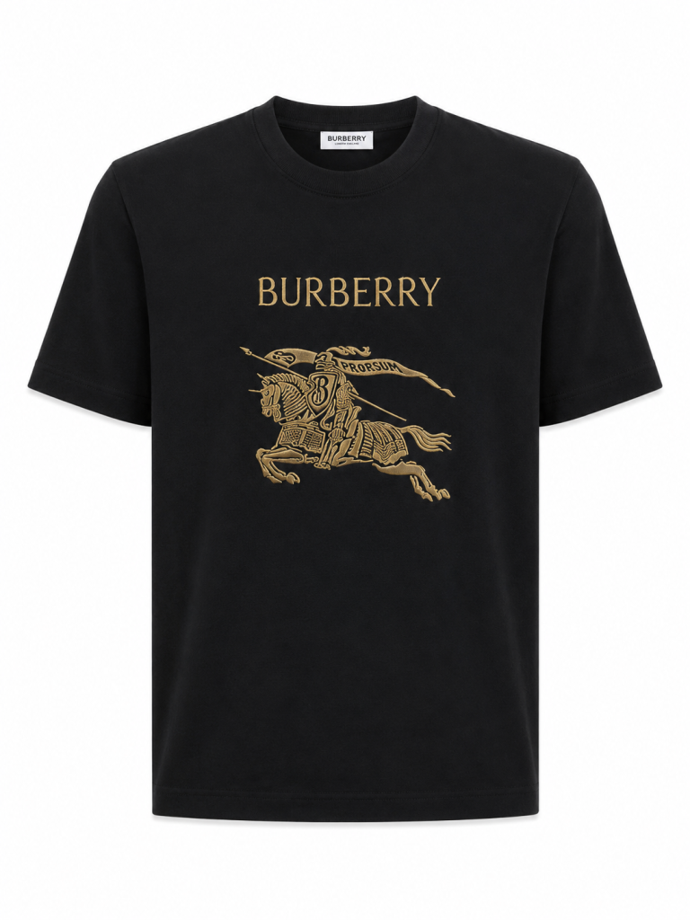 VİP PREMİUM  BURBERRY SIFIR YAKA T-SHİRT