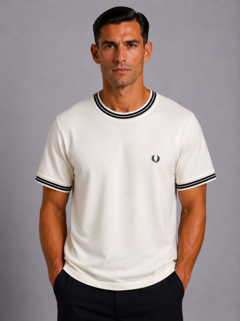 VİP PREMİUM FREDPERRY SIFIR YAKA T-SHİRT