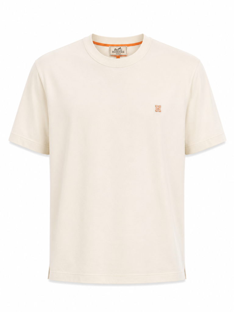VİP PREMİUM  HERMES SIFIR YAKA T-SHİRT