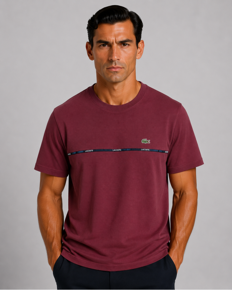 VİP PREMİUM  LACOSTE SIFIR YAKA T-SHİRT 3