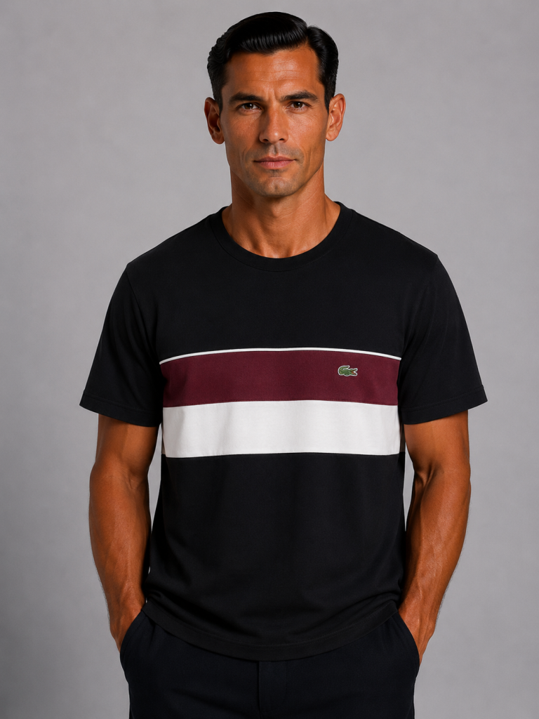 VİP PREMİUM  LACOSTE SIFIR YAKA T-SHİRT 5
