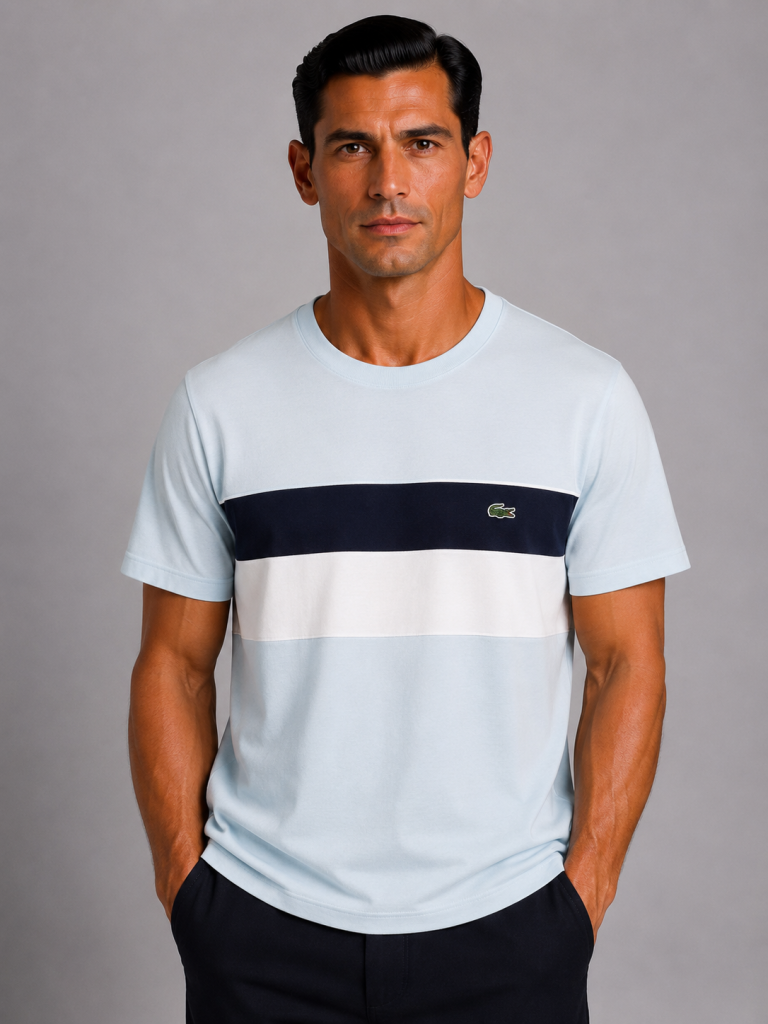 VİP PREMİUM  LACOSTE SIFIR YAKA T-SHİRT 5